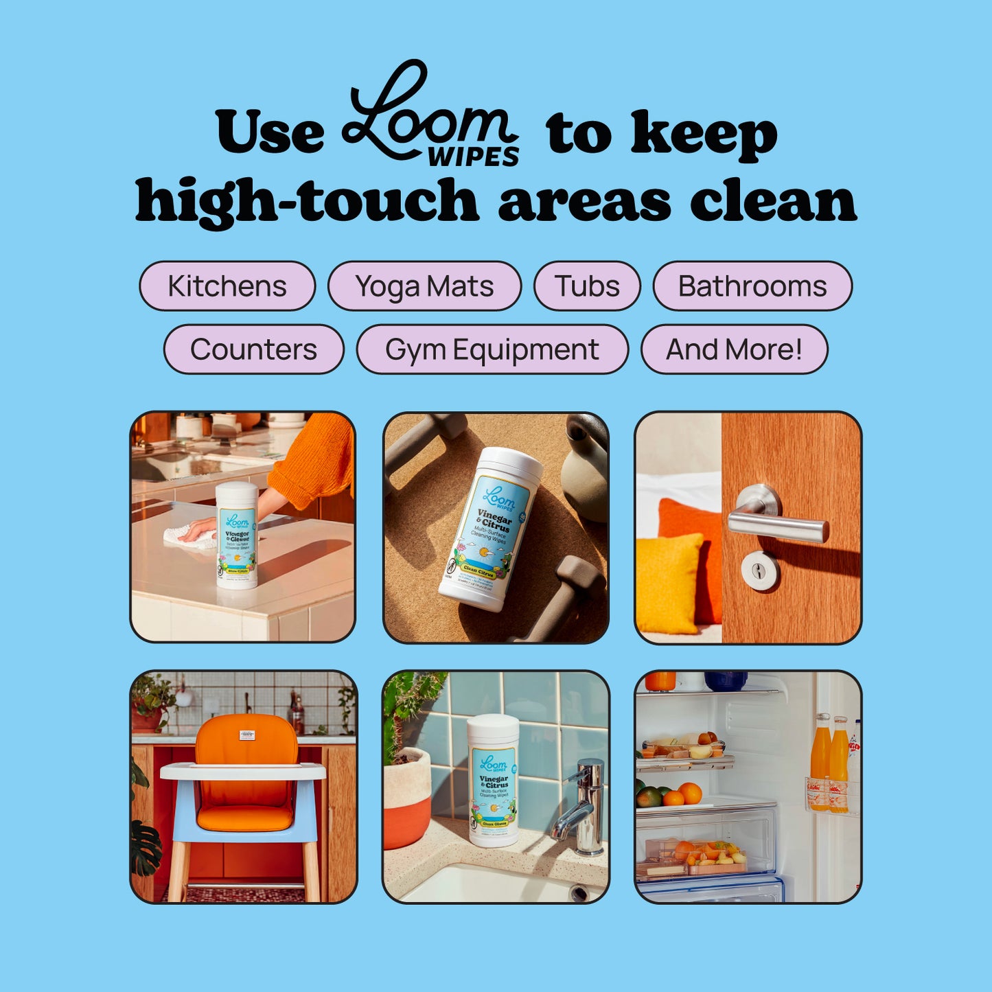 Vinegar & Citrus Cleaning Wipes